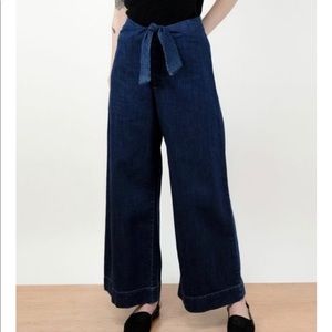 Micaela Greg Knotted Sailor Pant indigo Denim L